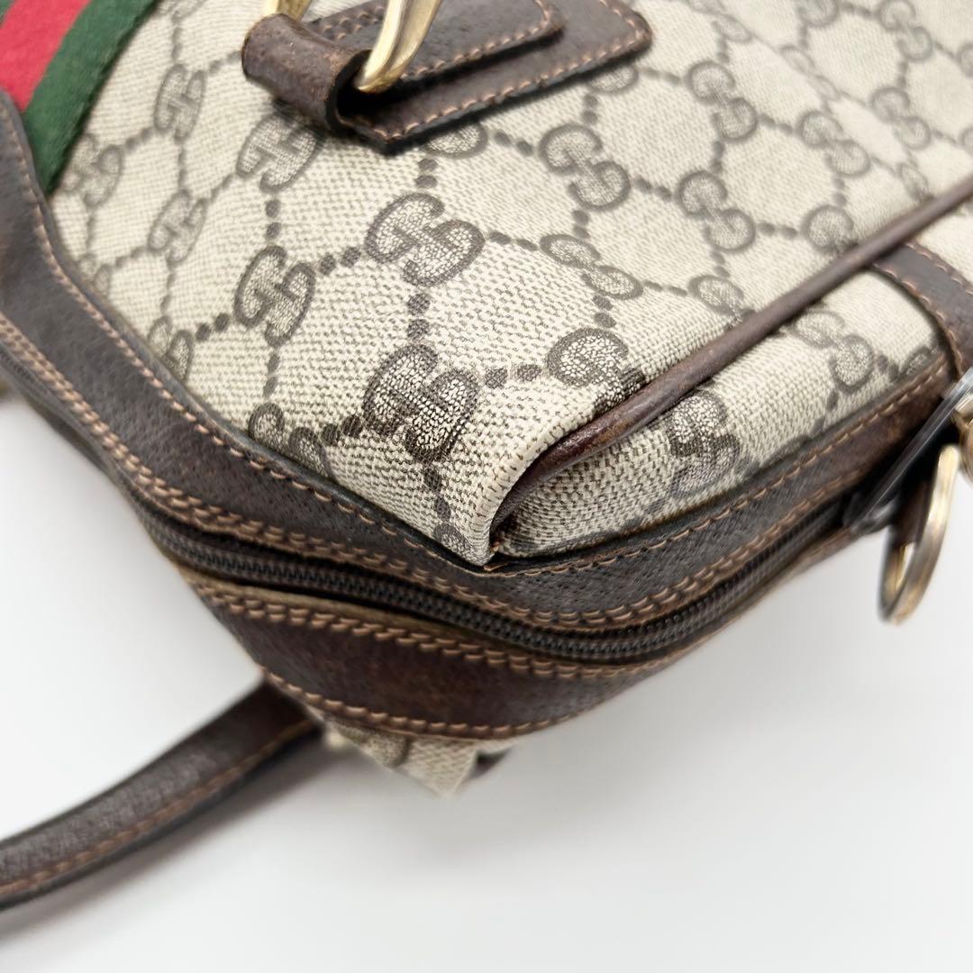 GUCCI シェリーライン 2way GG ショルダー ハンドバッグ PVC