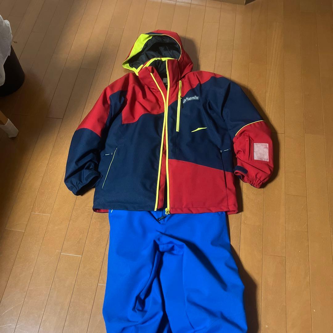 Phenix 子ども用スキーウェア 赤青