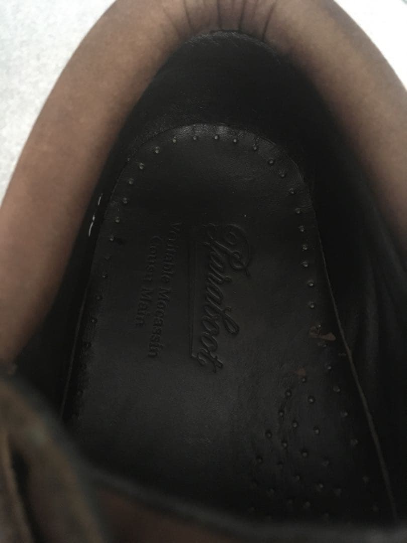 レア 希少 Paraboot パラブーツ モカシン デッキシューズ 古着 革靴