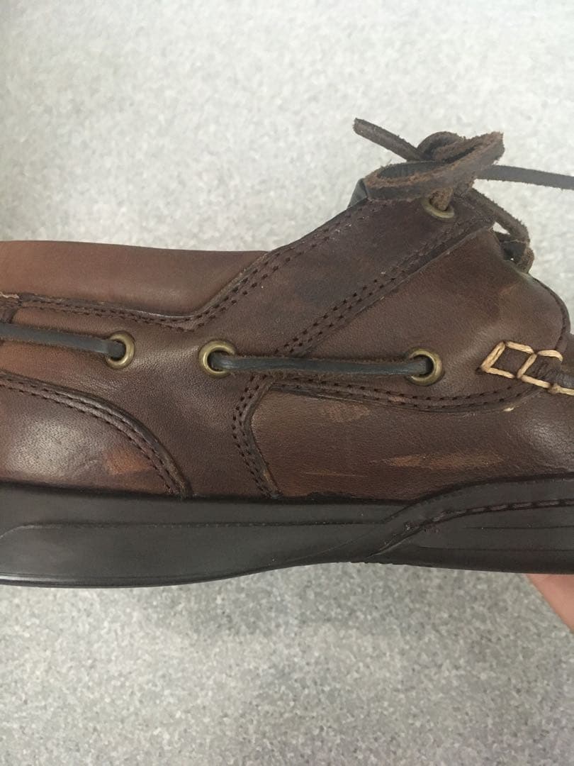 レア 希少 Paraboot パラブーツ モカシン デッキシューズ 古着 革靴