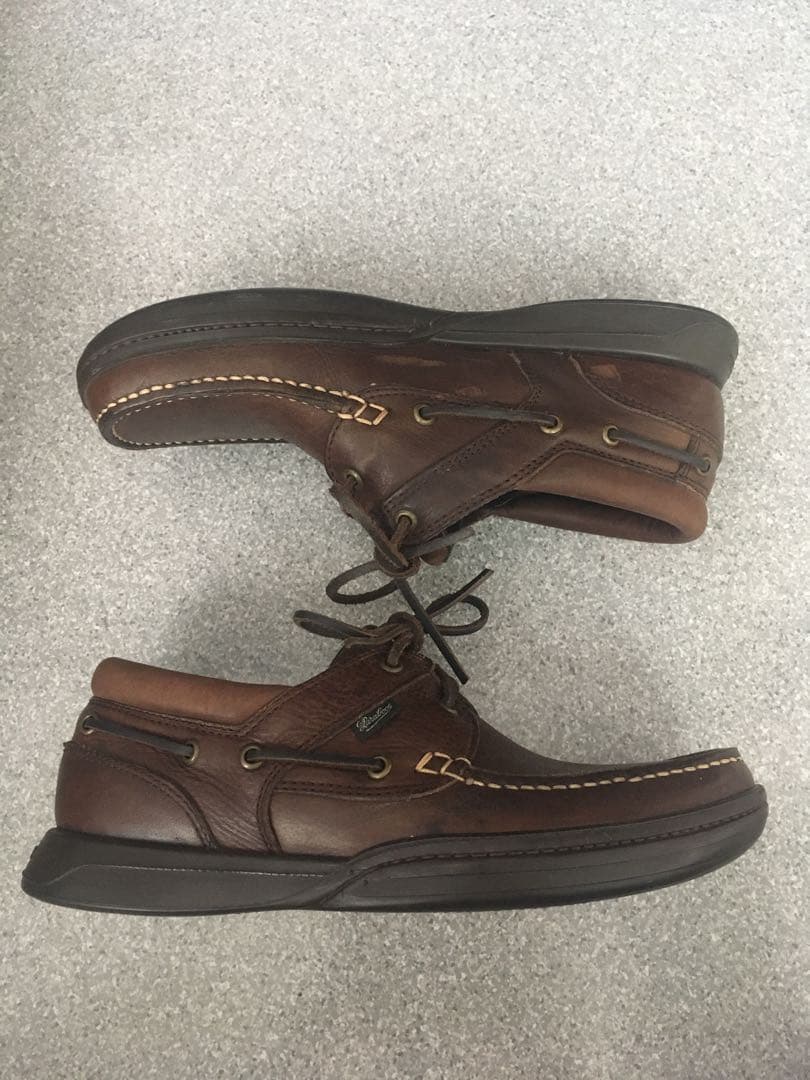 レア 希少 Paraboot パラブーツ モカシン デッキシューズ 古着 革靴