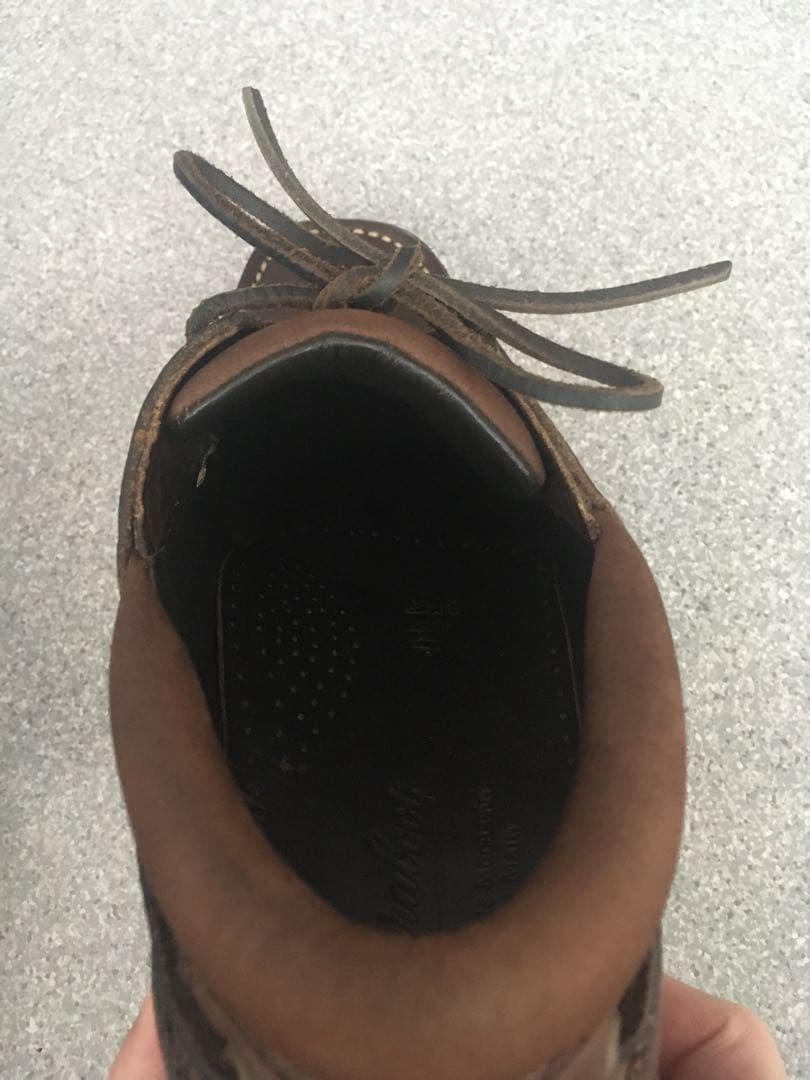 レア 希少 Paraboot パラブーツ モカシン デッキシューズ 古着 革靴
