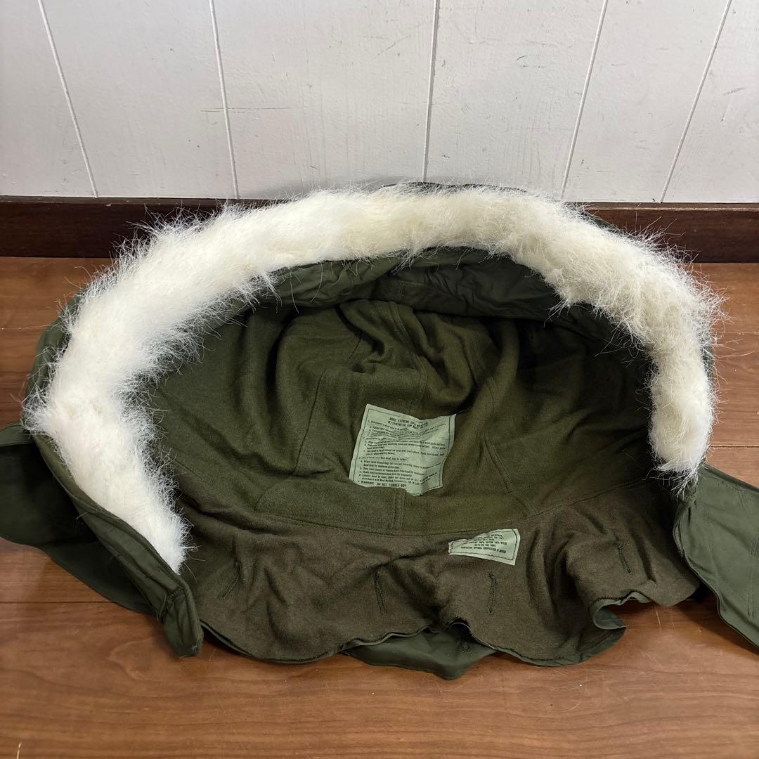 デッドストック　米軍　実物　80s M65 フィッシュテールパーカーフード　②