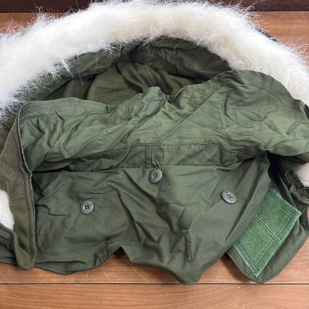 デッドストック　米軍　実物　80s M65 フィッシュテールパーカーフード　②