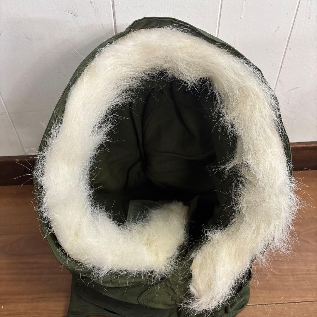 デッドストック　米軍　実物　80s M65 フィッシュテールパーカーフード　②