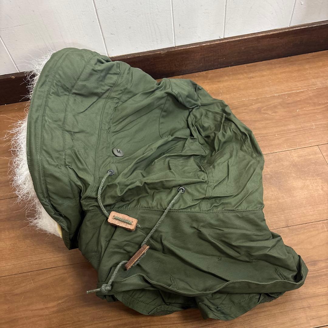 デッドストック　米軍　実物　80s M65 フィッシュテールパーカーフード　②