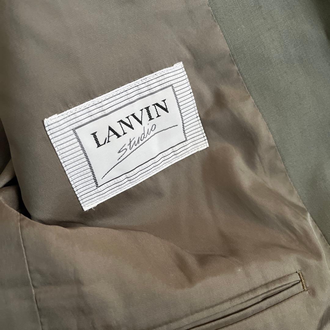 LANVIN studio グリーン スーツ　セットアップ　ジャケット　パンツ