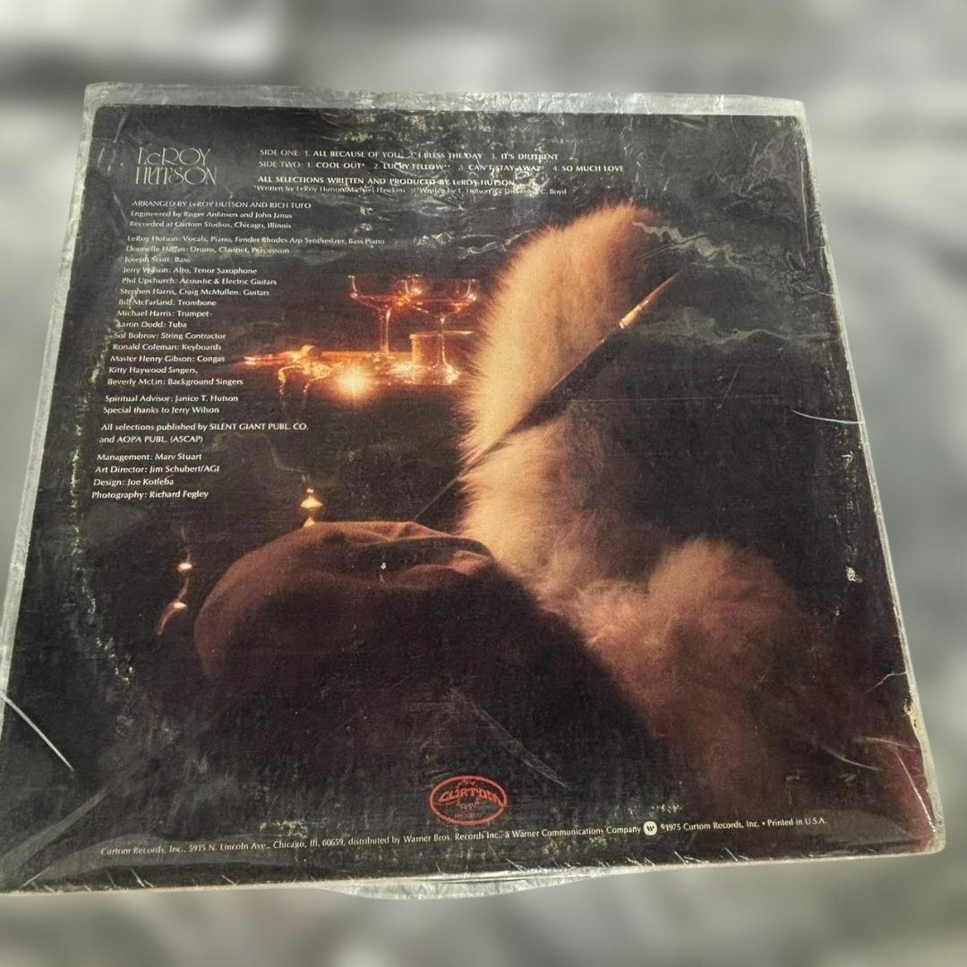 LEROY HUTSON レコード　リロイ・ハトソン　LP　洋楽　レア　希少