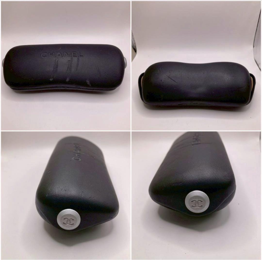 シャネル　CHANEL サングラス　ココマーク　スタッズ　ストーン　ブラック　箱