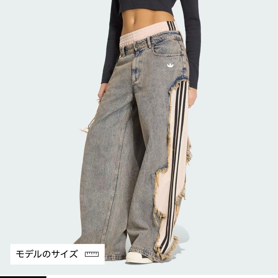 Adilenium 5.0 デコンストラクテッド デニムパンツ　Mサイズ