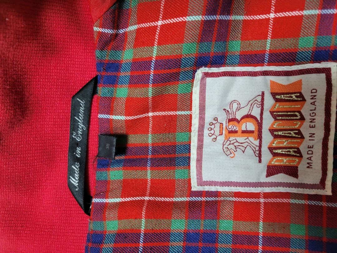​【英国製】BARACUTA バラクータ G9 ハリントンジャケット レッド