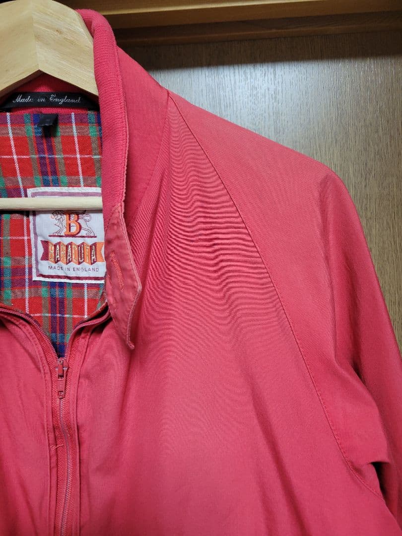 ​【英国製】BARACUTA バラクータ G9 ハリントンジャケット レッド