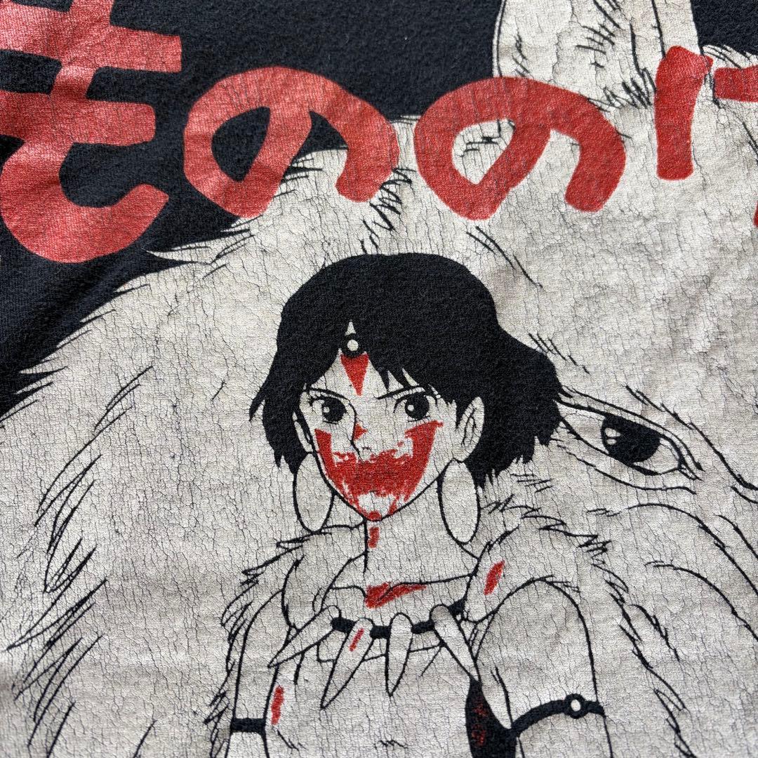 【XL】ジブリ もののけ姫 アニメ Tシャツ 海外古着