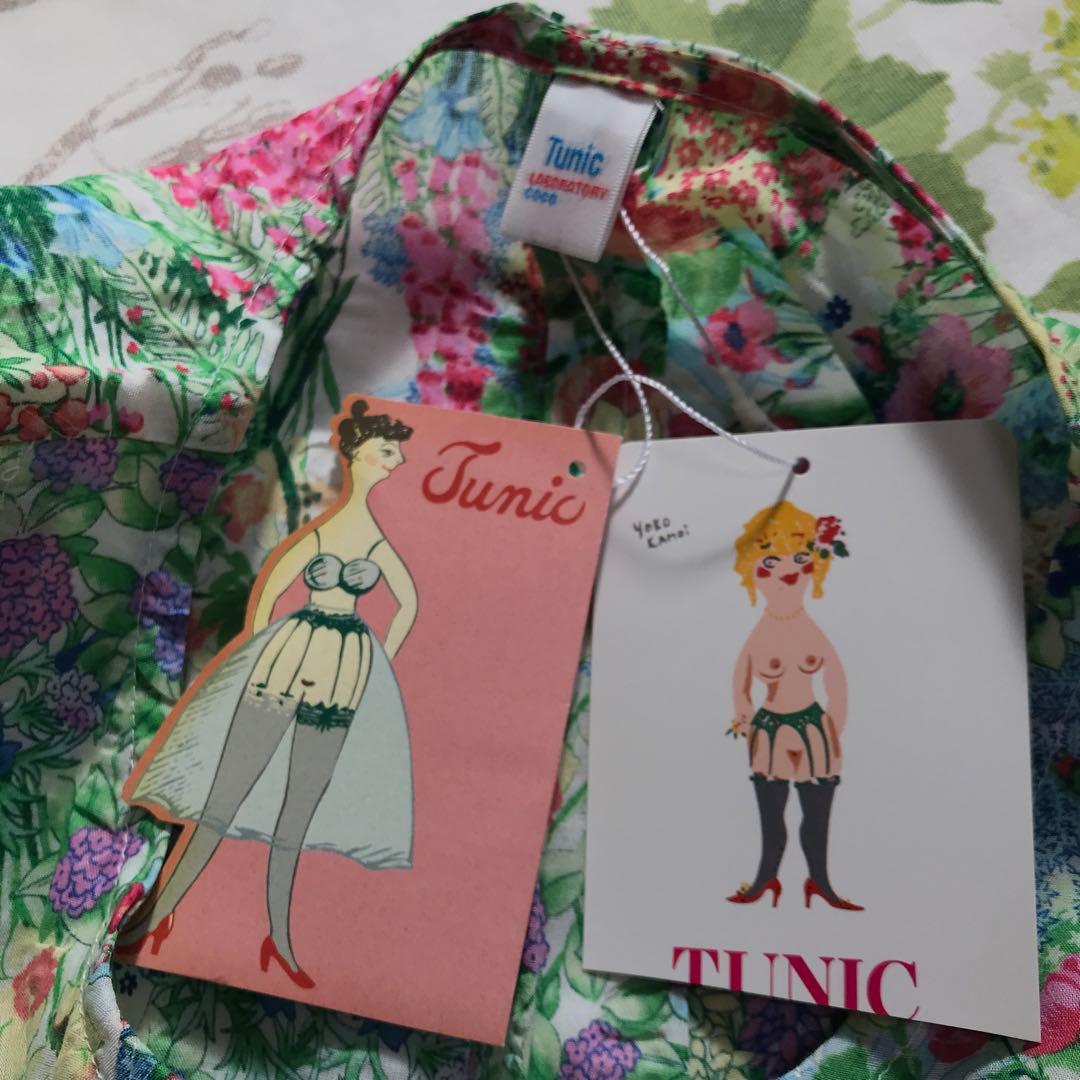 ルル姫　TUNIC　チュニック　鴨居羊子　タグ付き　花柄　パジャマ