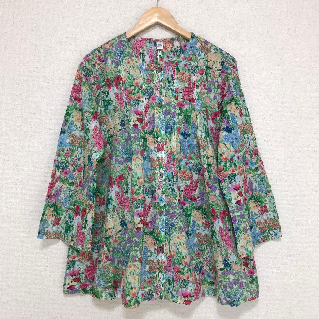 ルル姫　TUNIC　チュニック　鴨居羊子　タグ付き　花柄　パジャマ