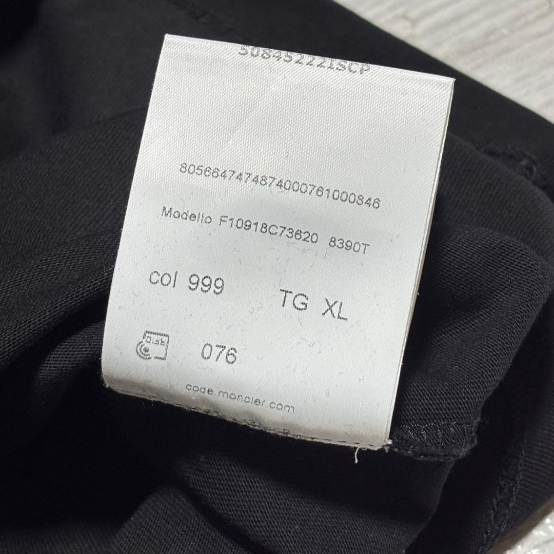 モンクレール　Tシャツ　ブラック　XLサイズ　3T1074
