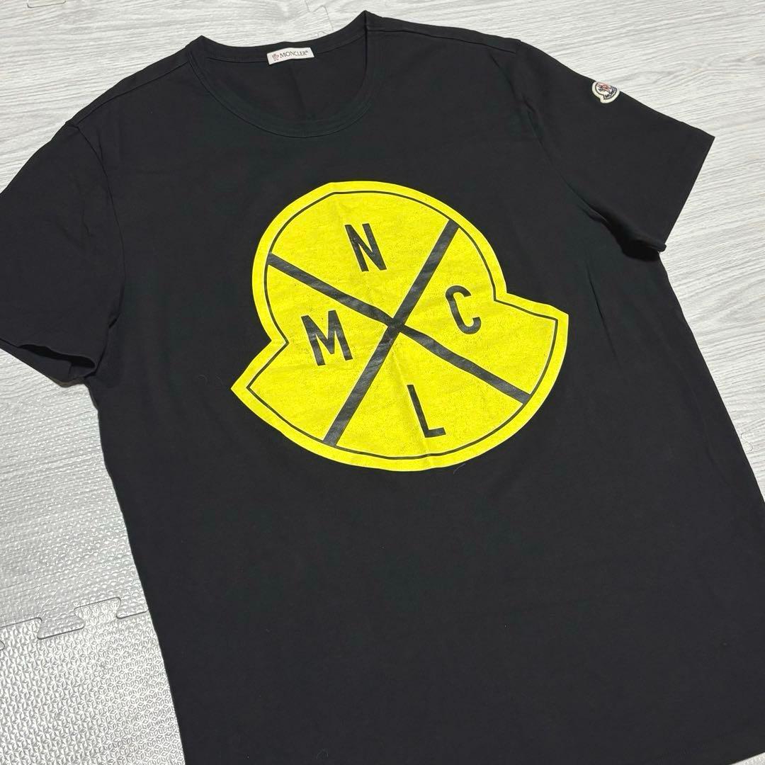 モンクレール　Tシャツ　ブラック　XLサイズ　3T1074