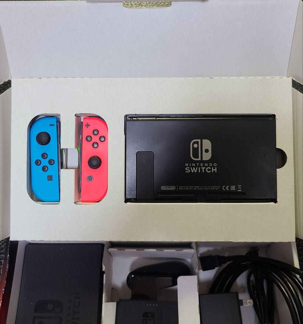 Nintendo Switch(初期型) ネオンブルーネオンレッド【完全動作品】