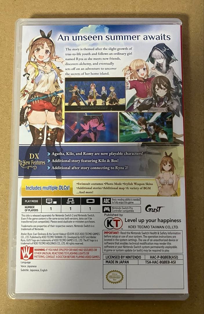 ライザのアトリエ 1 DX Switch 英語版