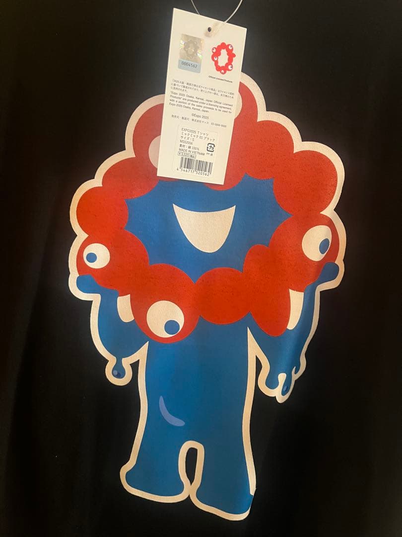 ★美品　新品未使用 2025大阪・関西万博公式ライセンス商品ミャクミャクTシャツ