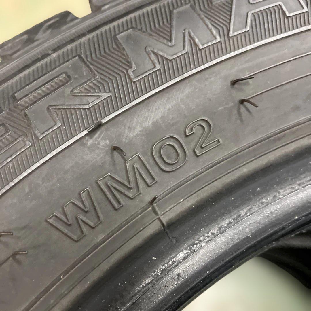 DL WM02 155/65R14 19年製 4本セットスタッドレスタイヤ軽四