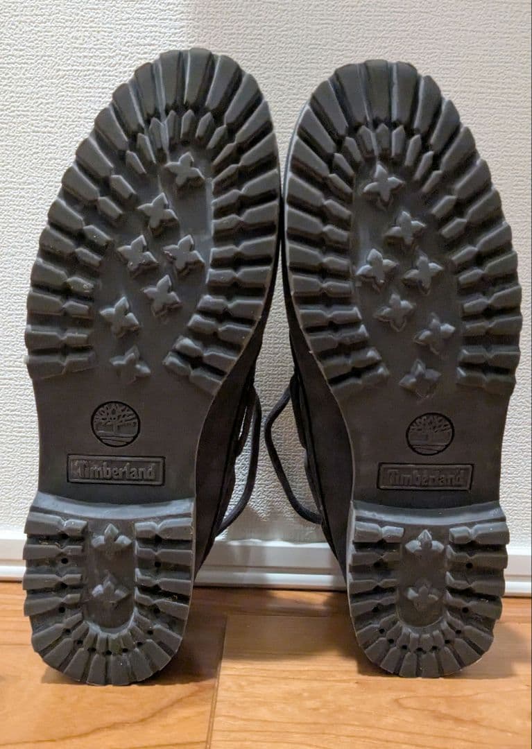 ★値下★極美品★ ティンバーランド スリーアイ ダークグレー ヌバック 25.5