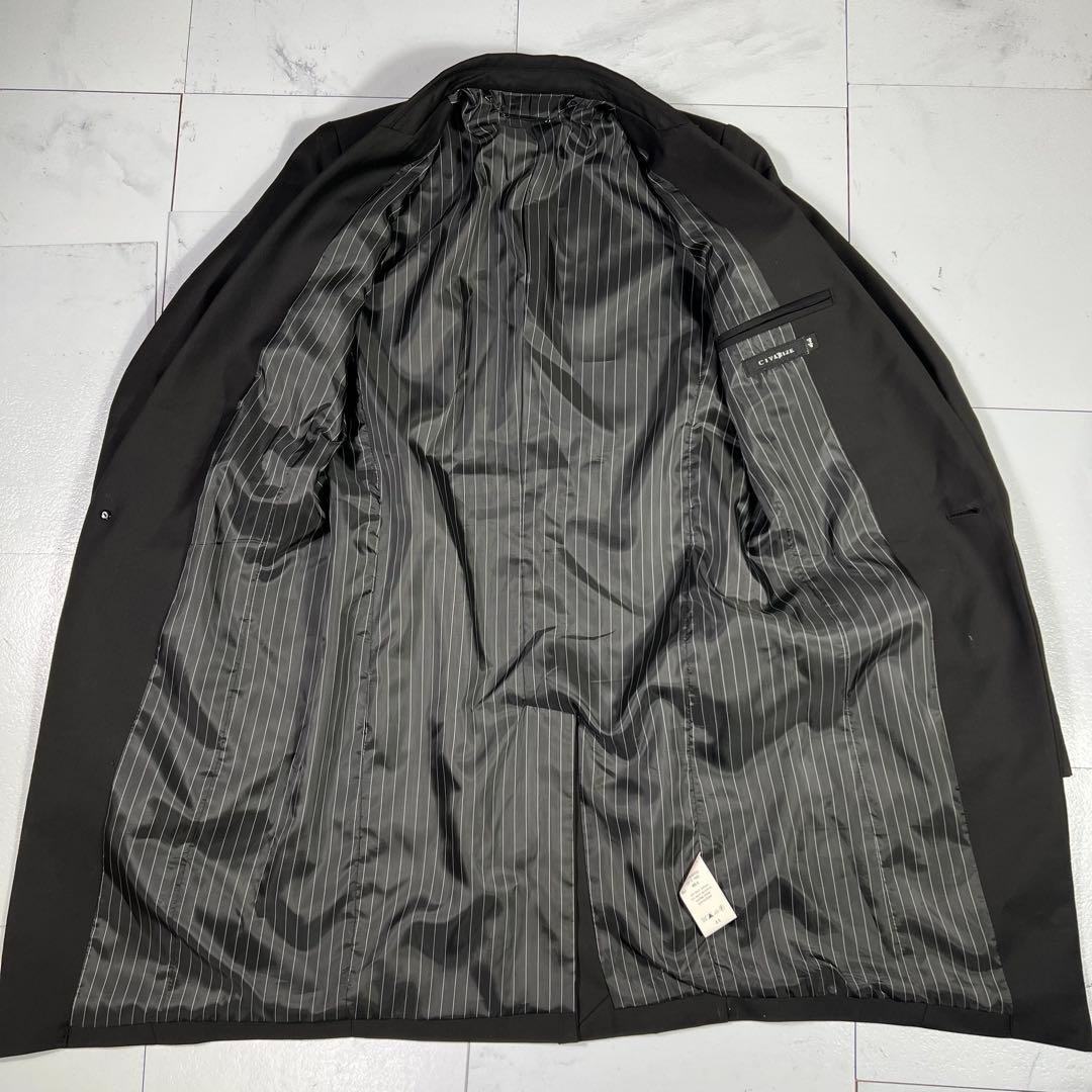 CIVARIZE シヴァーライズ ロングテーラドジャケット ブラック 44