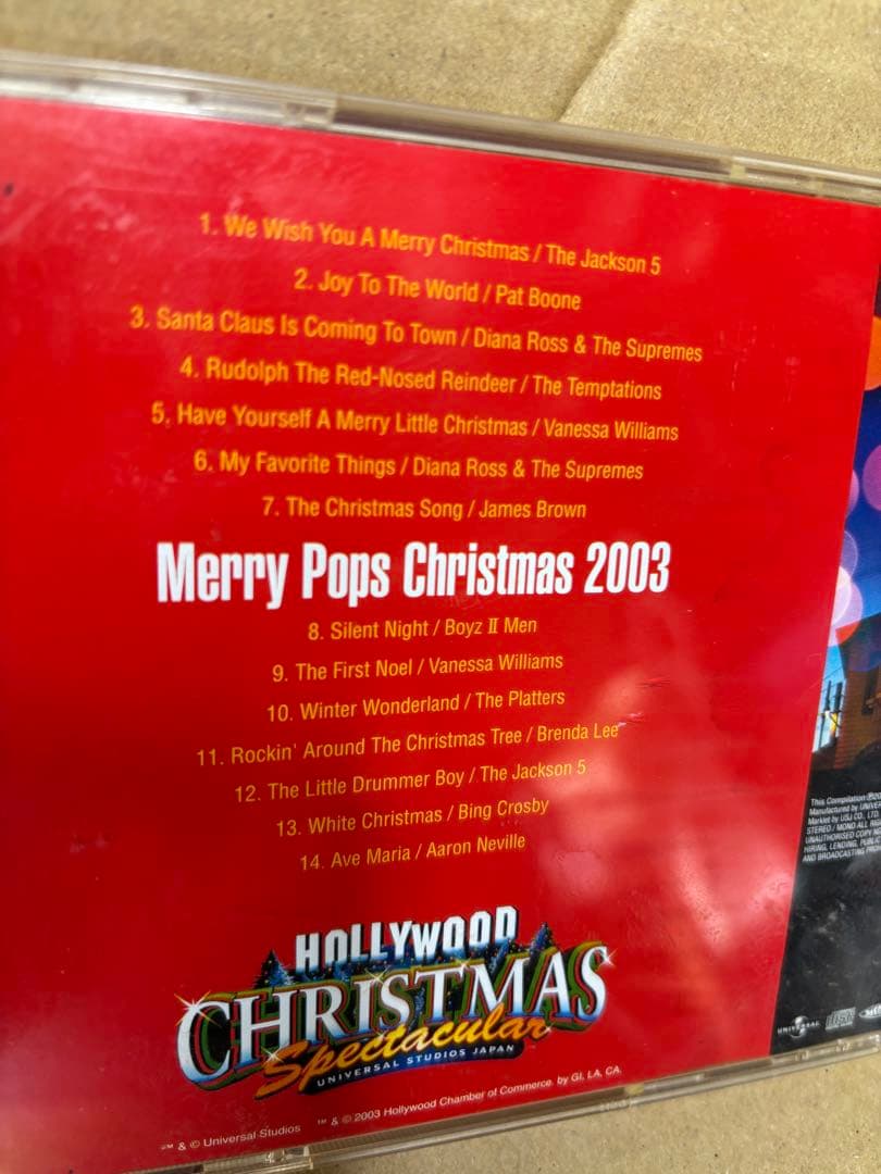 廃盤 ハリウッド・クリスマス・スペクタキュラー ユニバーサル・スタジオ・ジャパン
