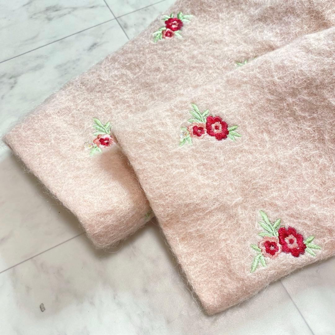 美品✨リリーブラウンL.B CANDY STOCK刺繍入りビジューコート