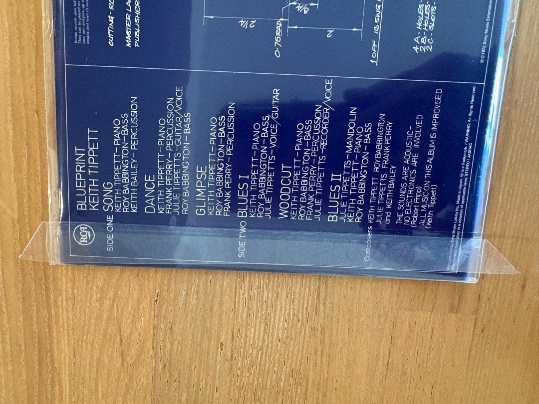 KEITH TIPPETT BLUEPRINT BSCD2 紙ジャケ