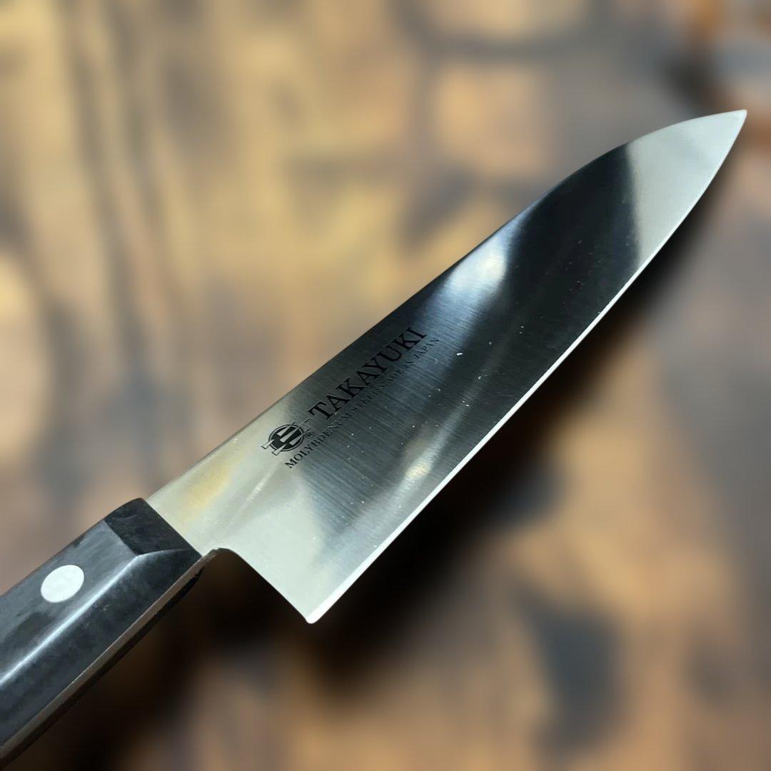 み*︎様 堺孝行　TAKAYUKI モリブデン鋼三徳包丁 18cm