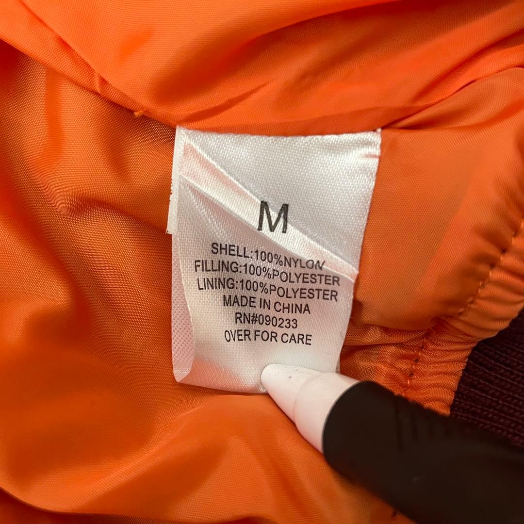 美品‼️Fear of God　Bomber Jacket　MA-1　ワインレッド