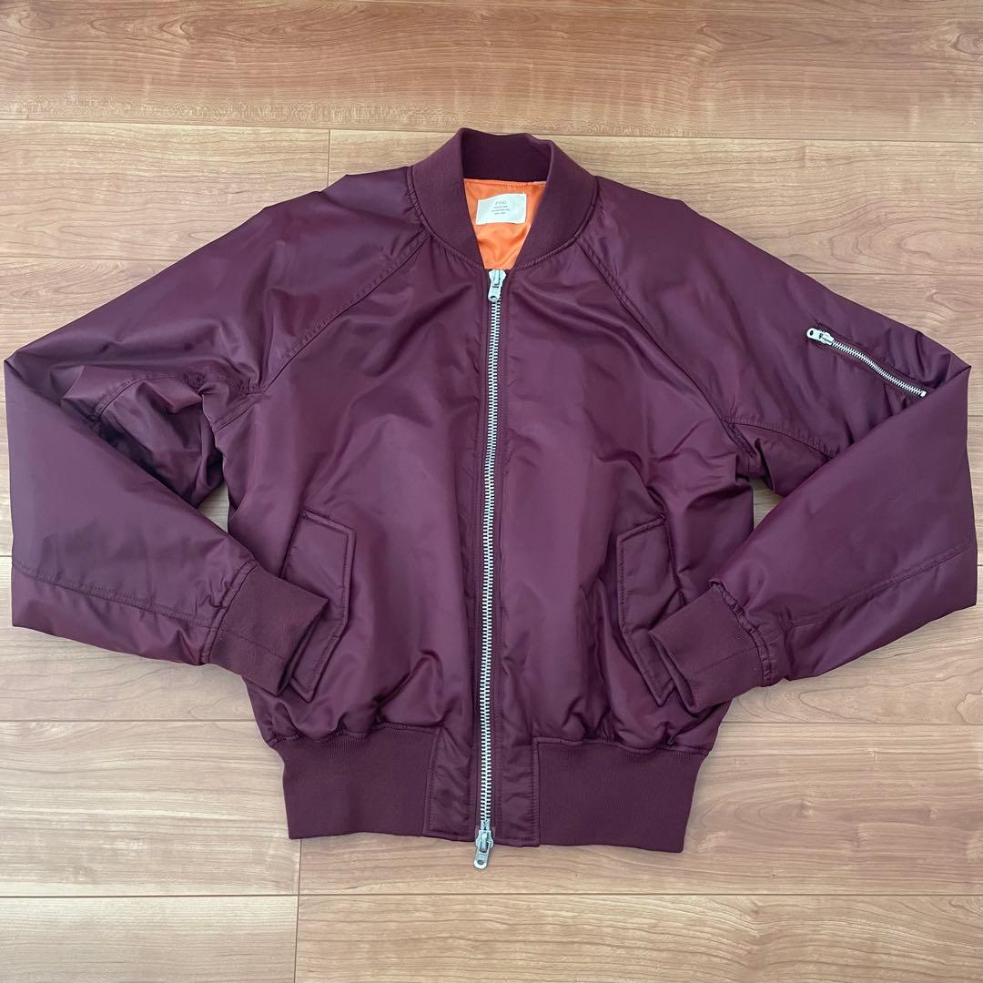 美品‼️Fear of God　Bomber Jacket　MA-1　ワインレッド