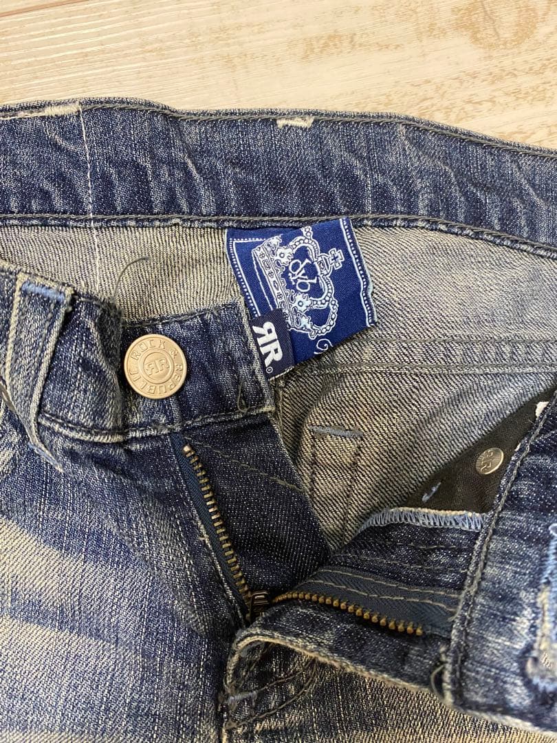 Victoria Beckham クラウン刺繍 デニムパンツ