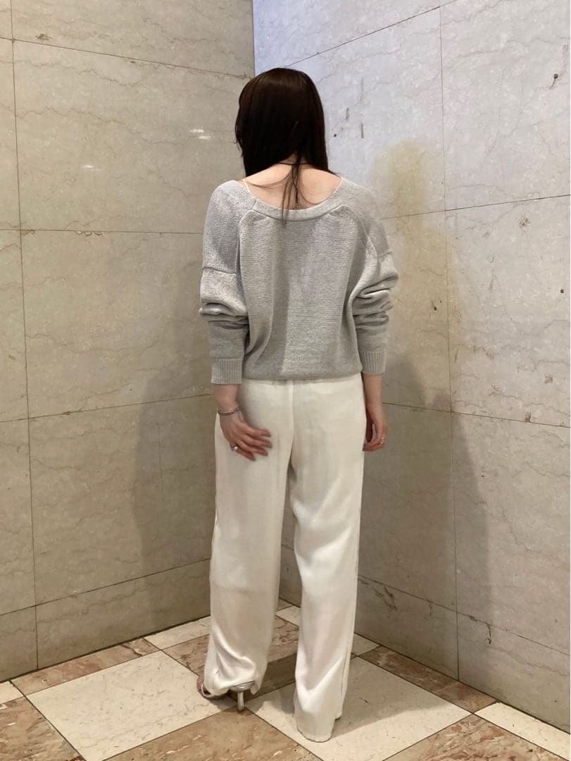 IENA イエナ テープヤーン 2WAYカシュクールカーディガン