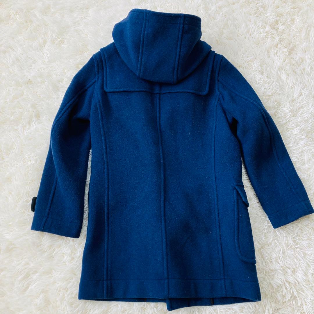 【美品】London traditionイギリス製　ダッフルコート　青　ブルー