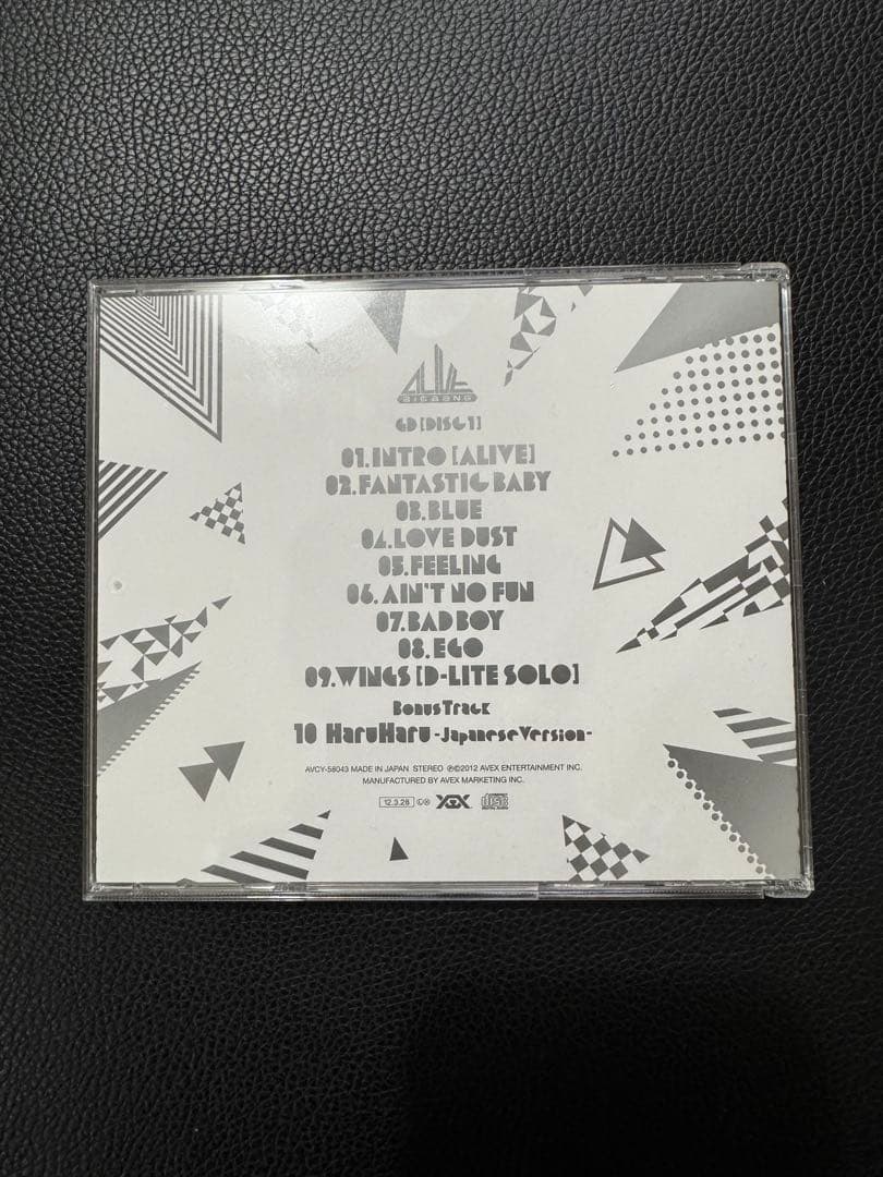 BIGBANG ALIVE CD DVD 初回限定盤