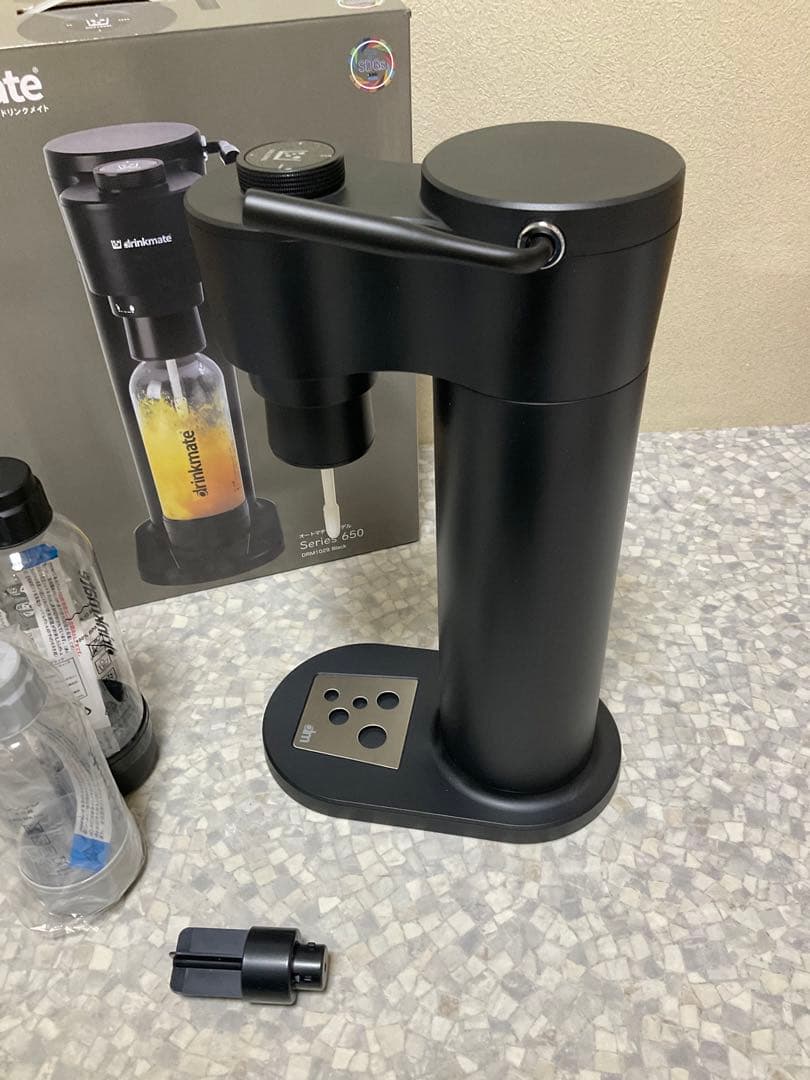drinkmate 炭酸水メーカー シリーズ650ブラック