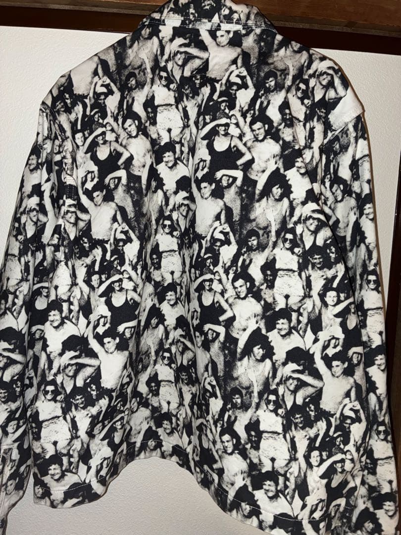 stussy 白 ジャケットBeach Mob Bing jacket