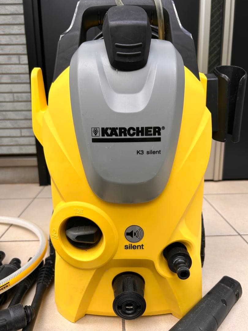 KARCHER K3silentプラス ベランダ高圧洗浄機本体50Hzジャンク品