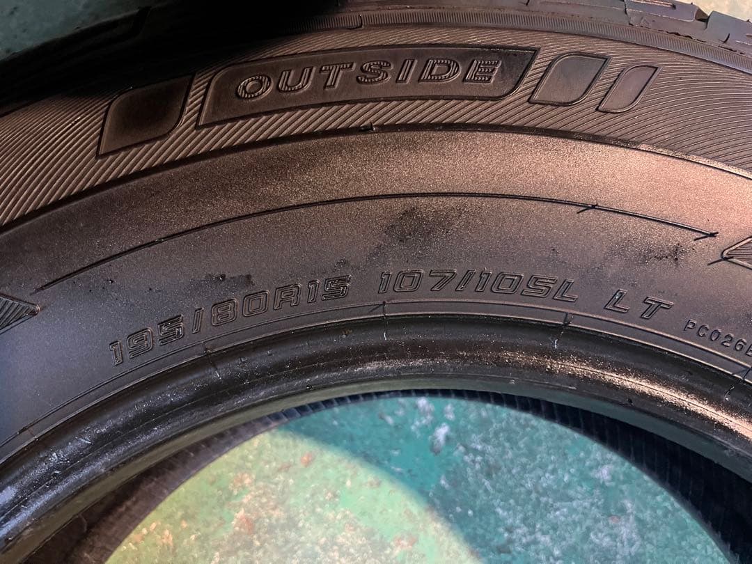 195/80R15 107/105 ２本送料無料