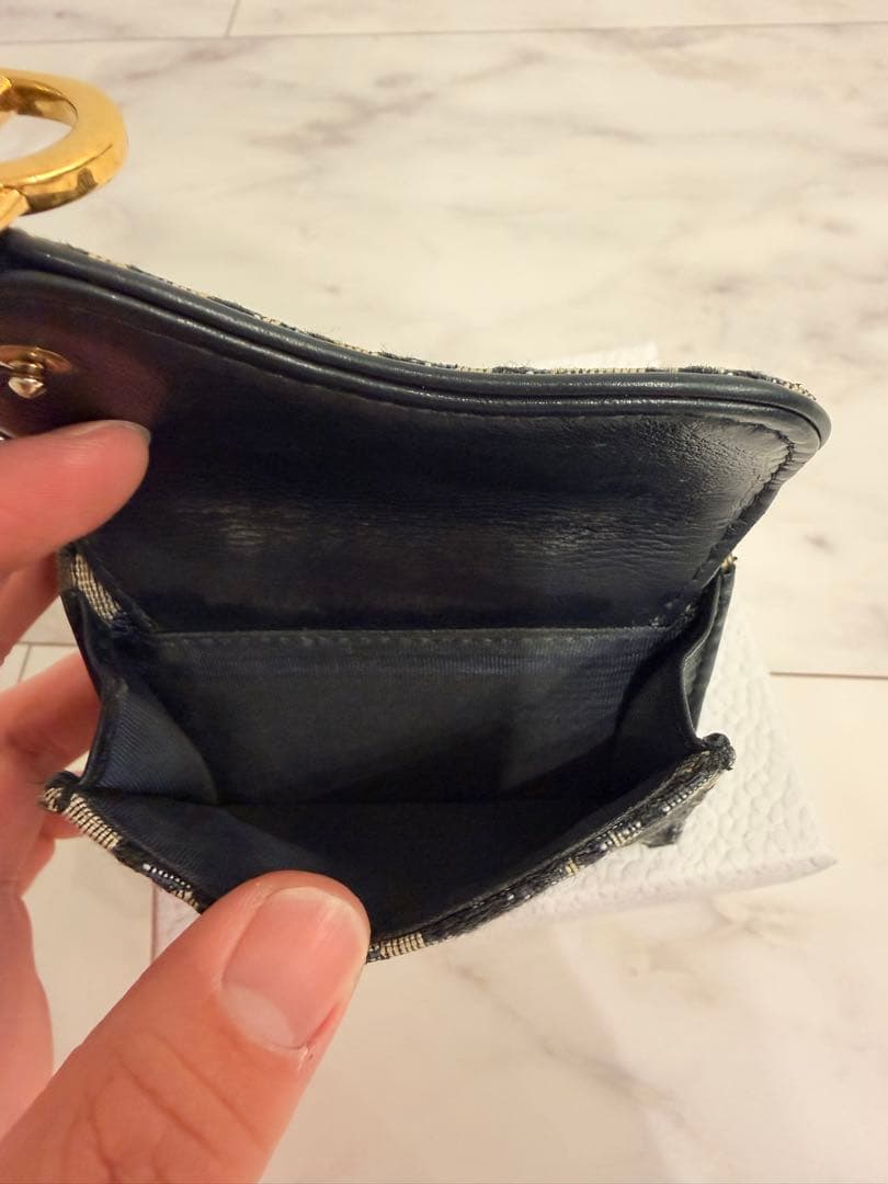 クリスチャンディオールDior saddle 折財布 三つ折り