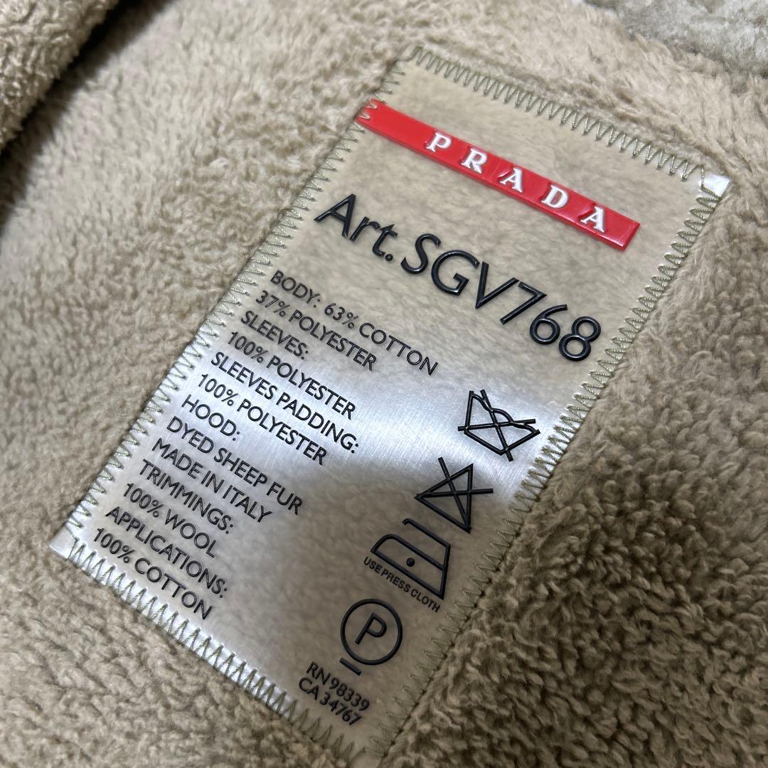 PRADA カーキダークグレー モッズコート　プラダ　早い者勝ち
