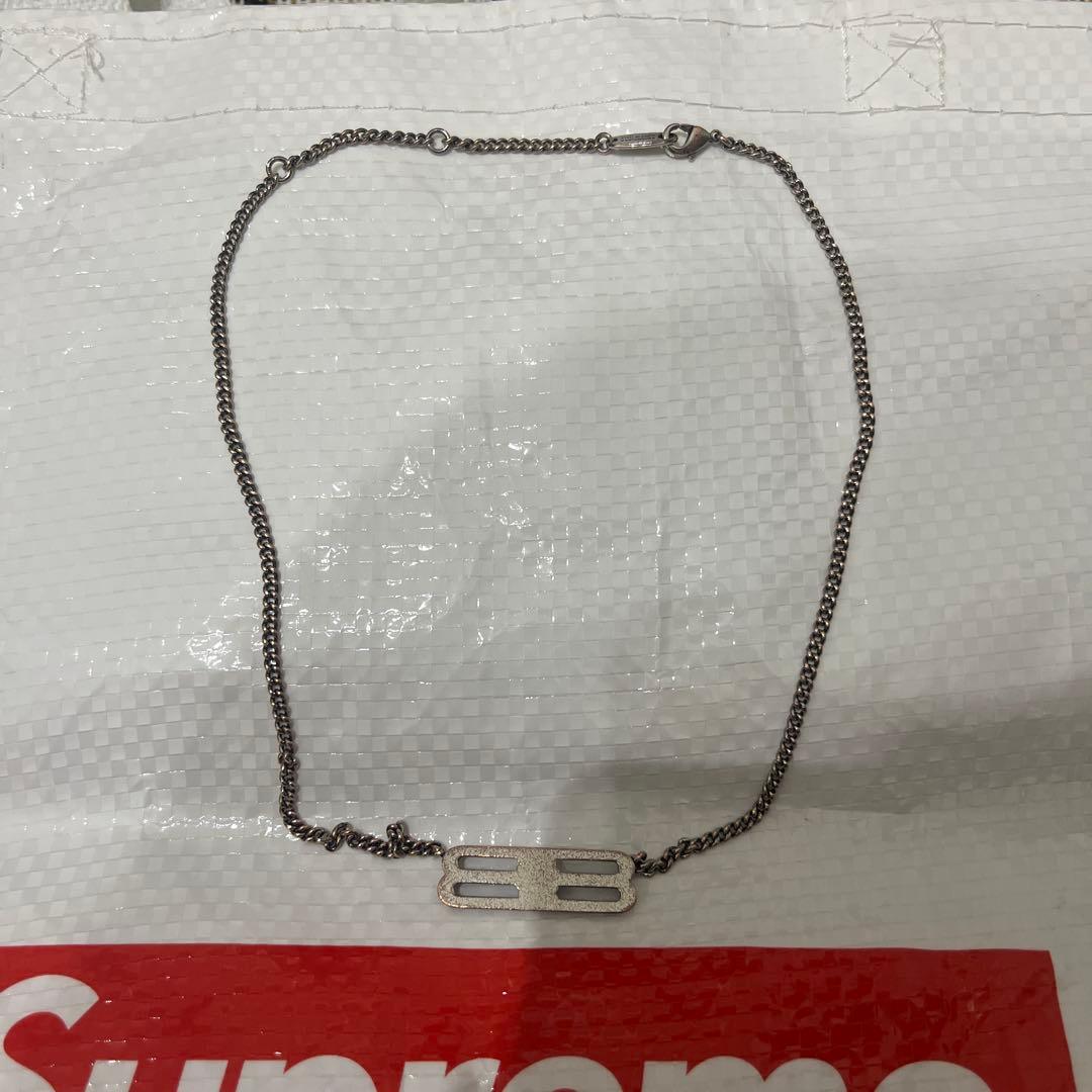 balenciaga ネックレス　BB シルバーネックレス