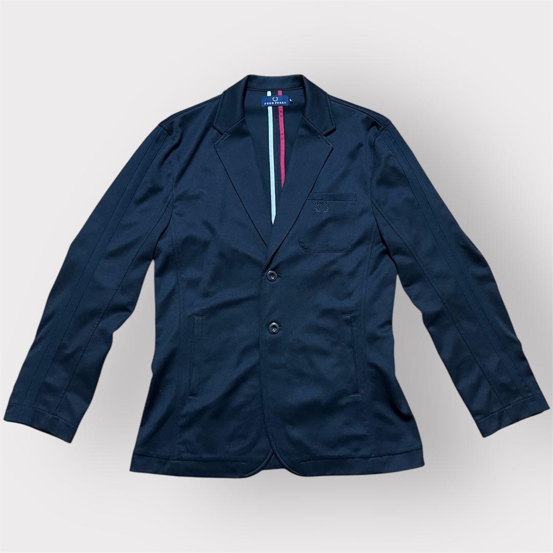 美品✨ FRED PERRY テーラードジャケット L ブラック 日本製