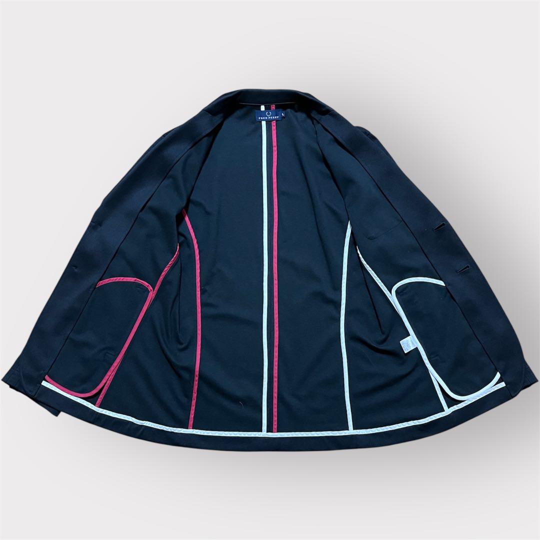 美品✨ FRED PERRY テーラードジャケット L ブラック 日本製