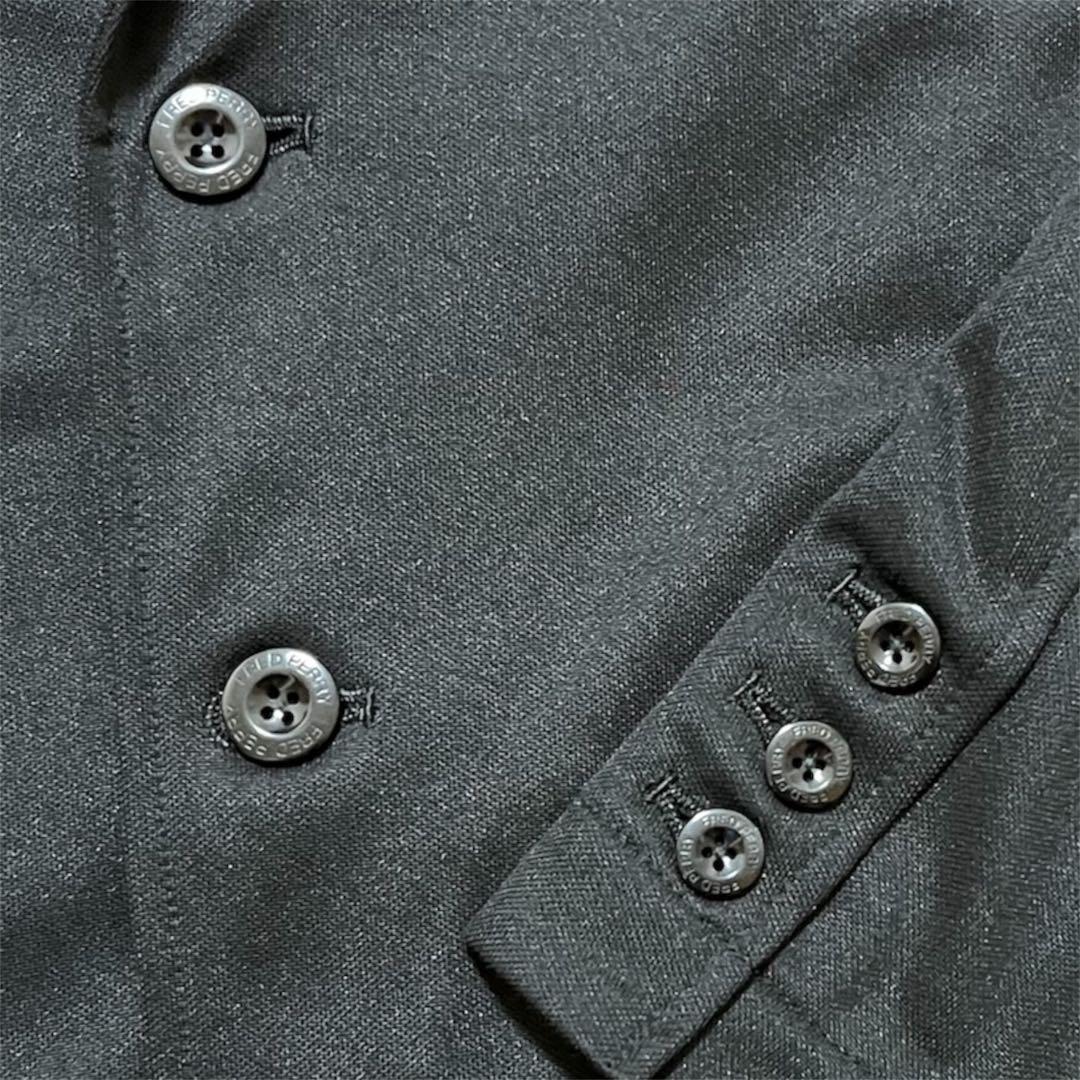 美品✨ FRED PERRY テーラードジャケット L ブラック 日本製