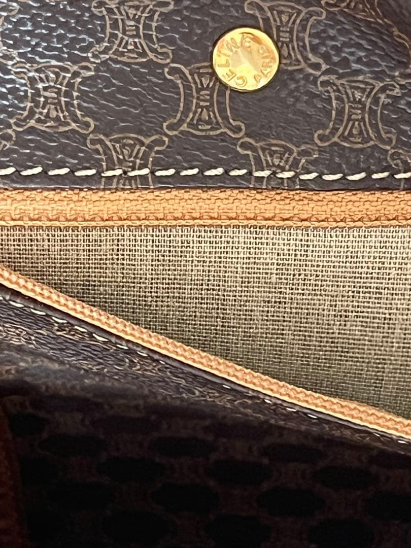 ぴーたろ【美品】CELINE ボストンバッグ ブラウンレザー