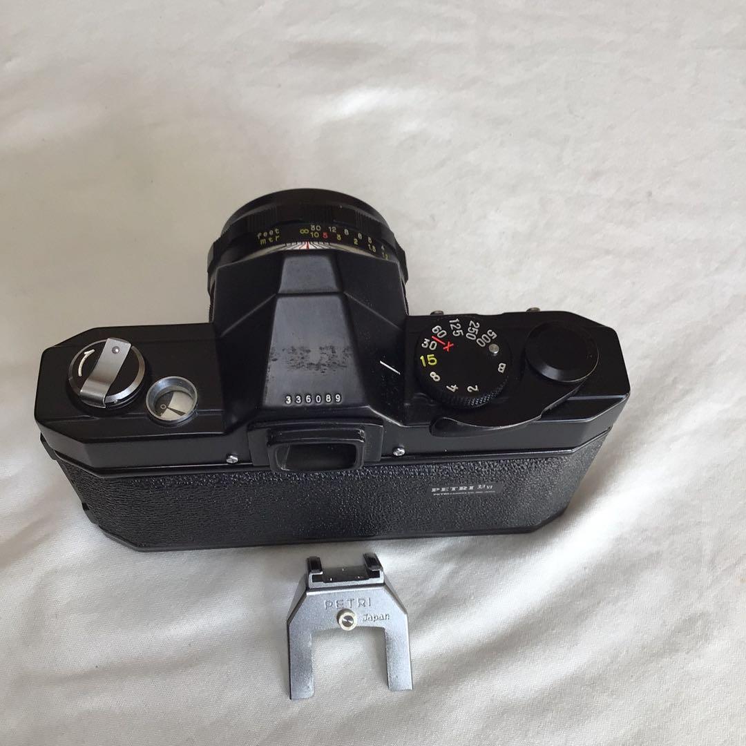 ペトリ黒Petri V6、55mm f1.8美品