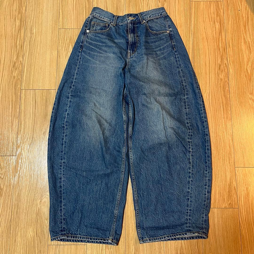 adam et rope バックタックワイドデニム